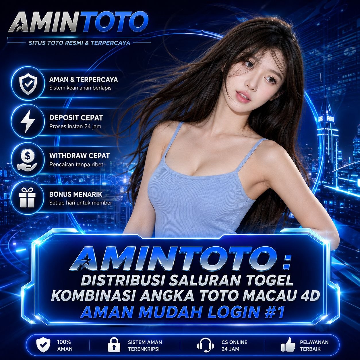 AMINTOTO : Distribusi Saluran Togel Kombinasi Angka Toto Macau 4D Aman Mudah Login #1